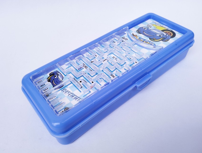 CHIRPLY Pencil Box with Game, Cartoon Pencil Case