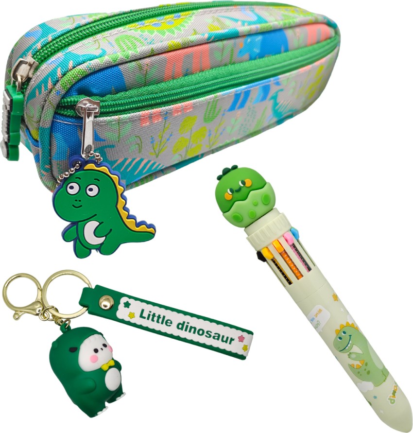 Pencil Case Stationery 3d, Pencil Case Dinosaur