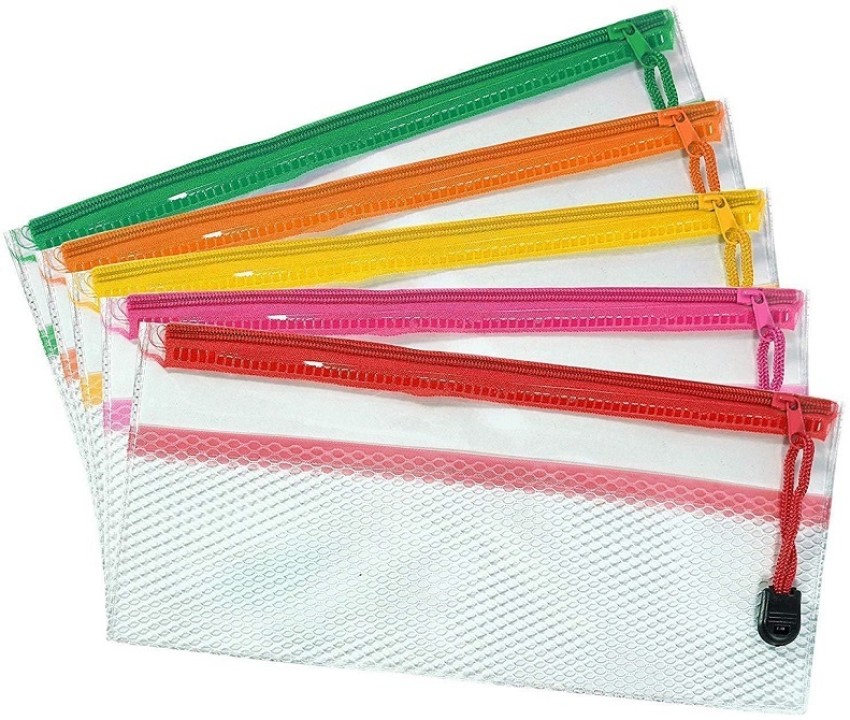 Flipkart PRIVIKA Transparent Exam Zippered Stationery Pouch