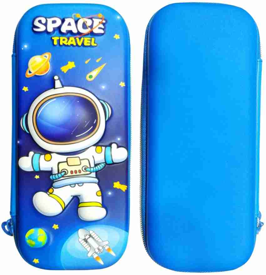Taufa Villa Astronaut Space Pencil Box Geometry Box Pencil  Case Pencil Pouch for boys Girls & Kids Art EVA Pencil Box 