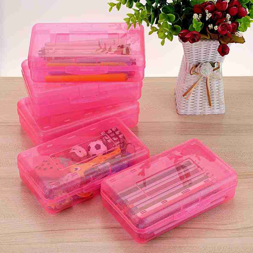 Party Propz Pink Pencil Case For Girls - Large