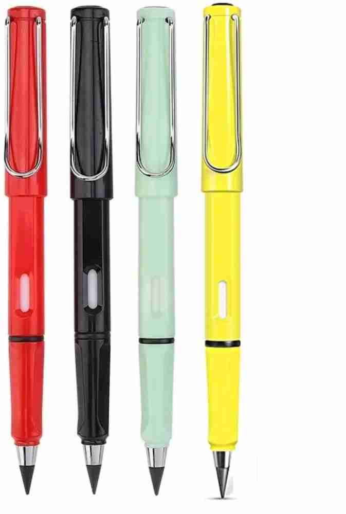 6 Pcs multicolour, Inkless Pencils Eternal, Everlasting Pencil