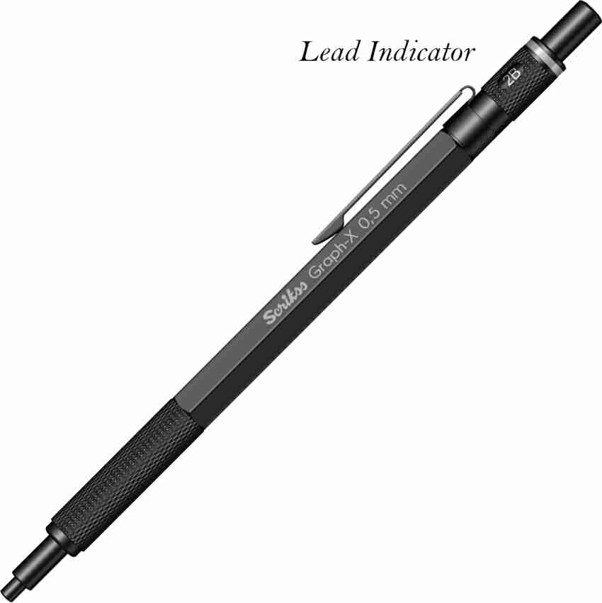 Kurutoga Mechanical Pencil Standard, 0.5mm, Black (M54501P.24)