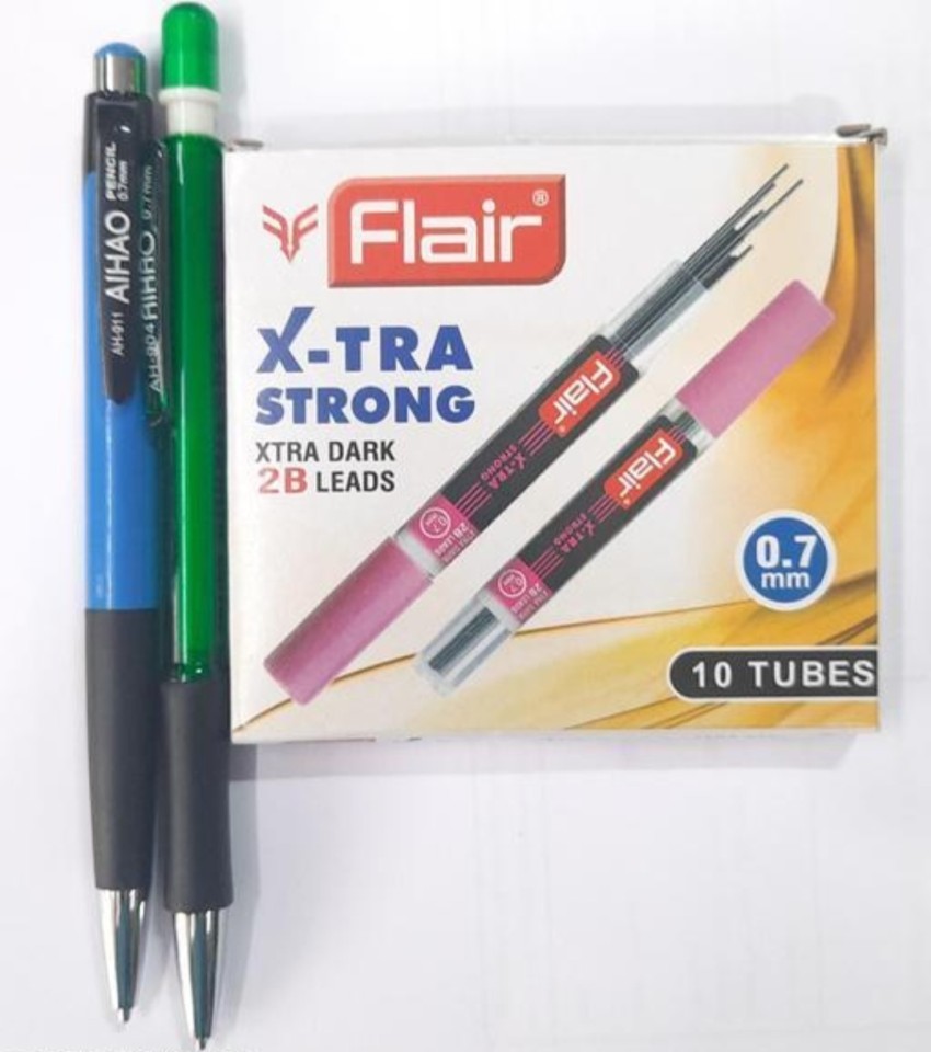 FRKB Baile Super Combo Mechanical Pencil with 5 Black & 12  Color Lead Refills Pencil 