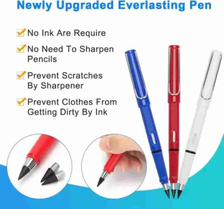 1pc No Sharpening Infinity Pencil With Eraser, No Ink Unlimited