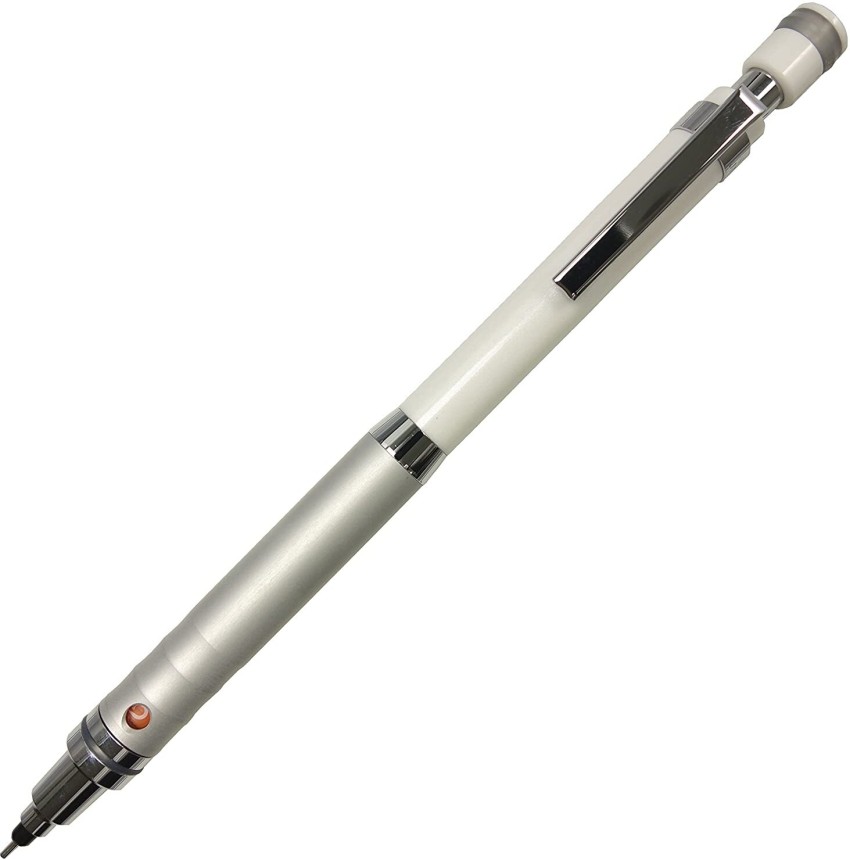 UNI Mitsubishi High Grade Auto Lead Rotation Mechanical  Pencil, 0.5 mm, White Body (M510121P.1) Pencil - Mechanical Pencil