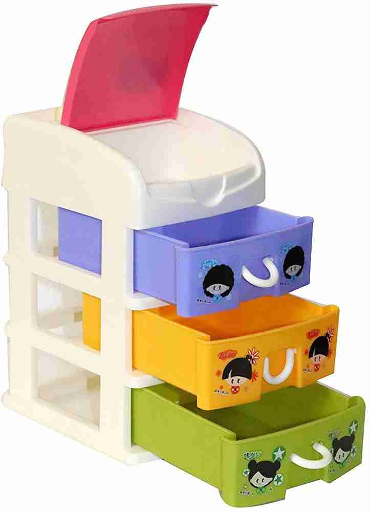 Childrens shop plastic drawers