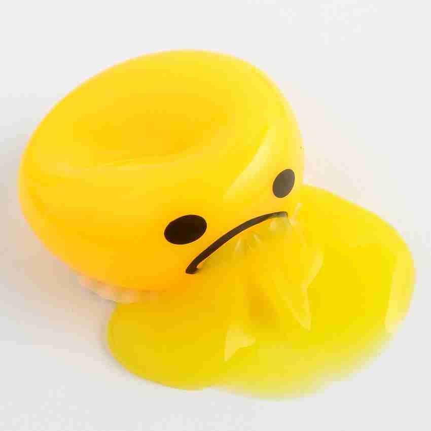 TWINZEN Puking Ball, Cute Yellow Round