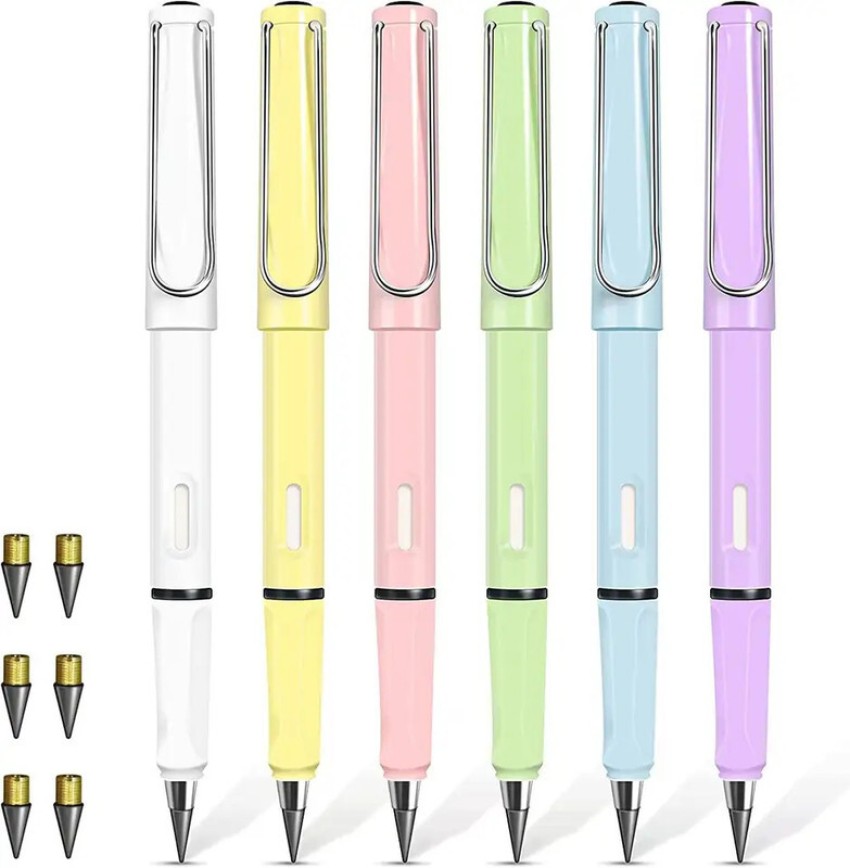 Inkless Pencils Eternal,Everlasting Magic Pencil with Eraser,Unlimited  Writing, Reusable Infinity Pencil, NO-Sharpening Pencils for Writing