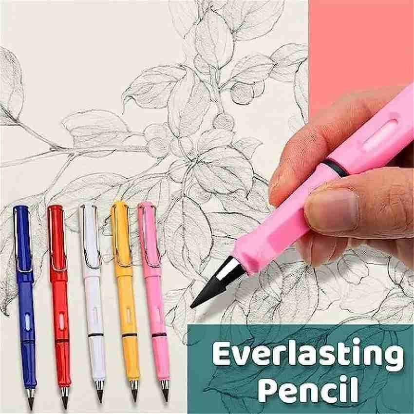 6 Sets Inkless Everlasting Pencil, Infinity Inkless Pencil with