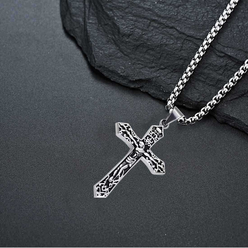 Nice mens sales cross necklace