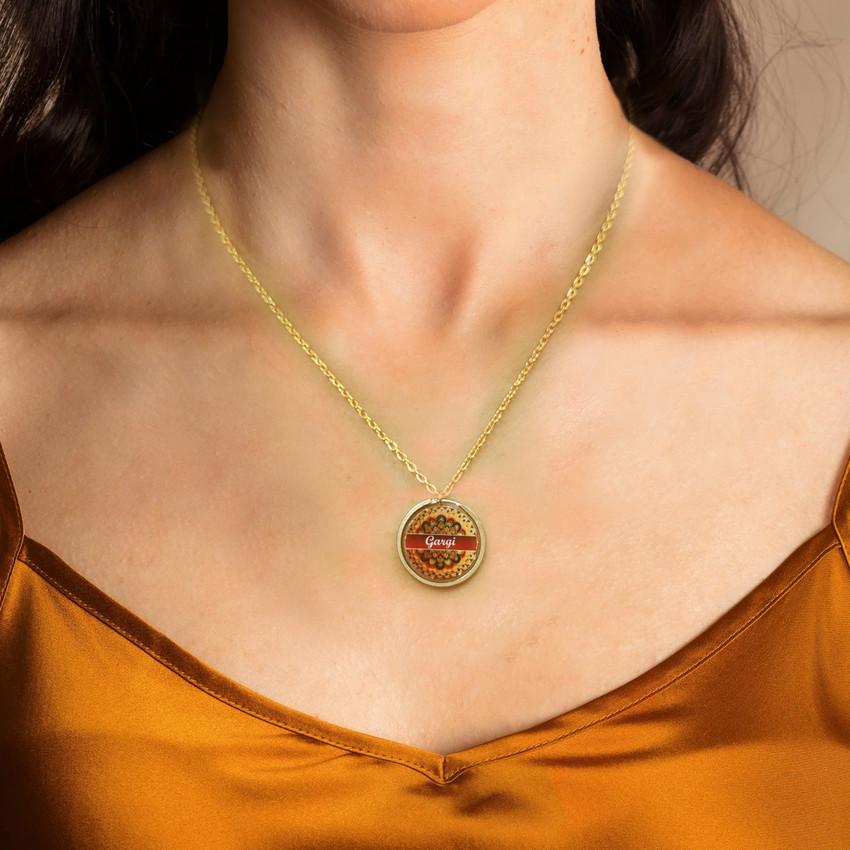 BRANDLINE Gargi name pendant with chain Resin Price in India - Buy 