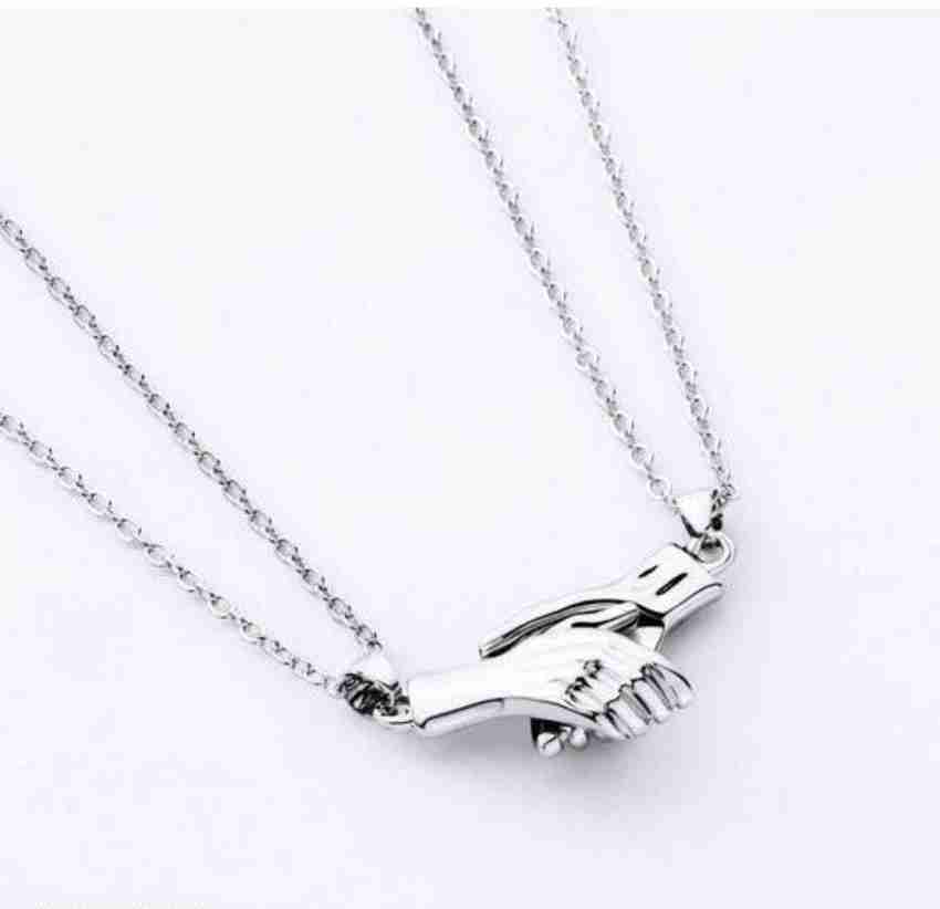 Couple chains silver sale