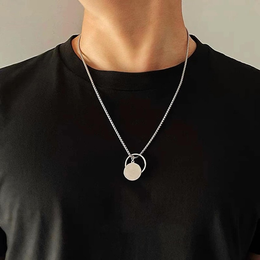 Buy SALTY Alpha Spaceman Stainless Steel Chain-men chains for neck-mens  chains for neck-mens jewellery-mens accessories stylish-pendants-men  jewellery-Stainless Steel men jewellery at