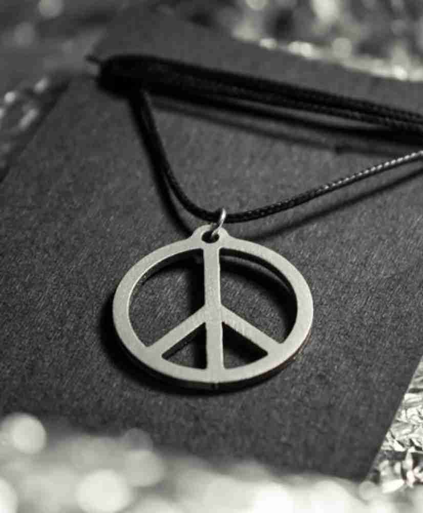 Peace sign necklace for guys top