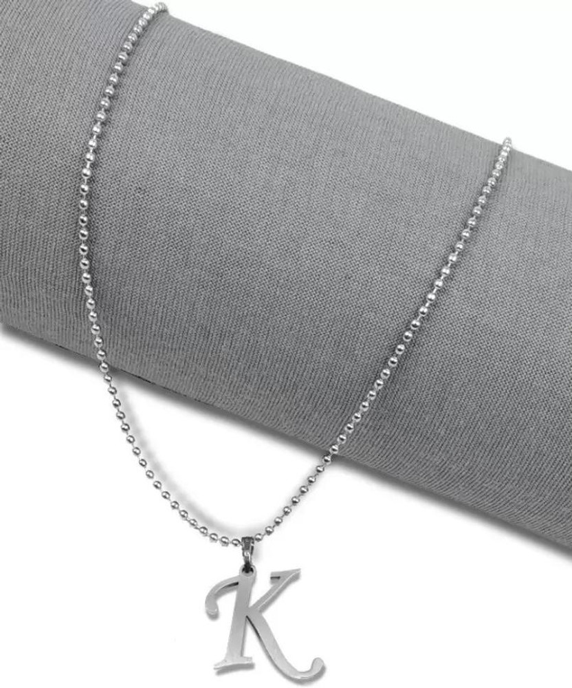vs unique collections Name English Alphabet K Letter Silver
