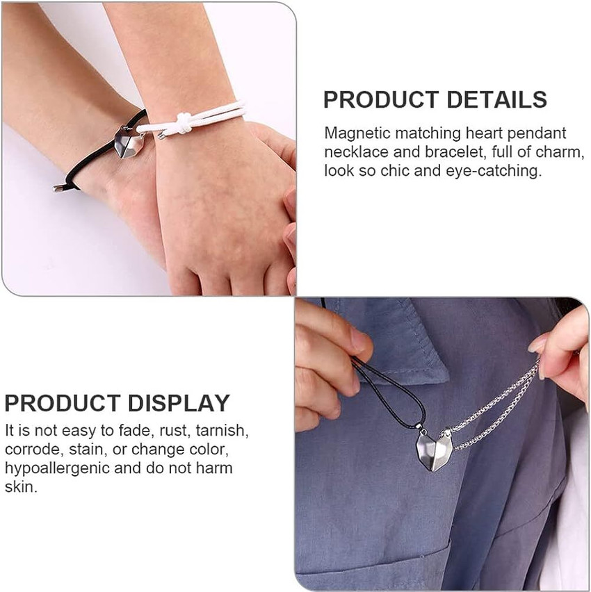 Lock and key bracelet for couples flipkart clearance