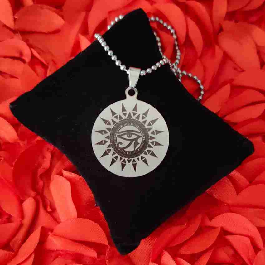 M Men Style Egyptian Eye of Horus Charm Pendant Necklace Chain