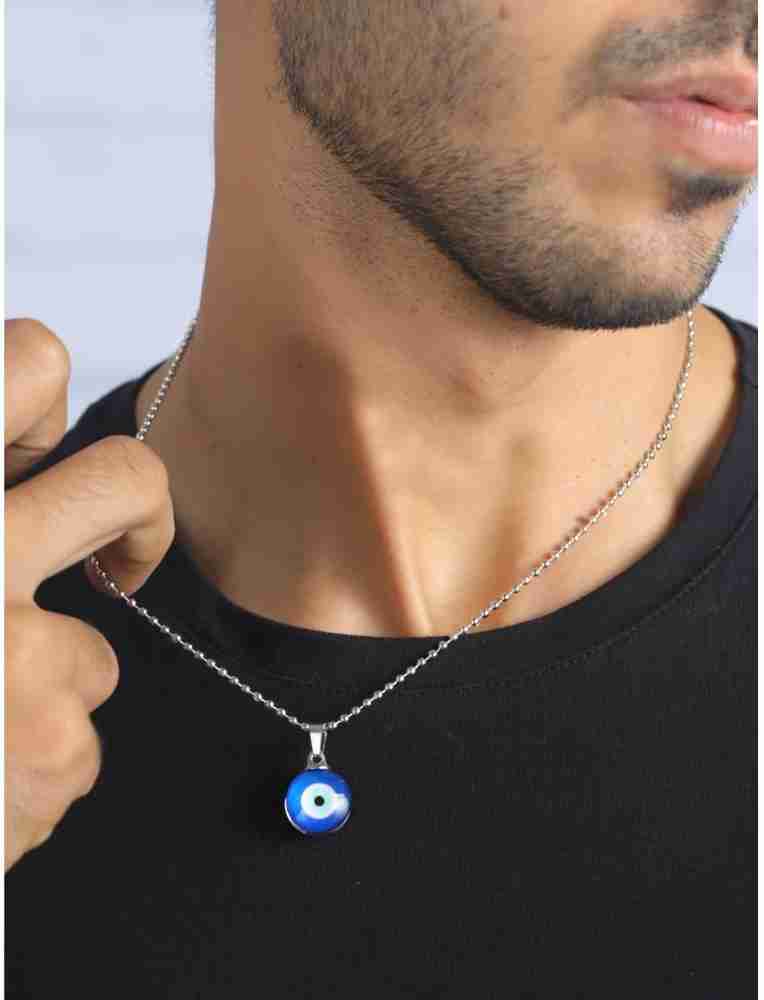 Deary Evil Eye Necklace Blue Eyes Amulet Pendant Necklace Chain Gift for Women Girls Silver Crystal Crystal Pendant Set Price in India Buy Deary Evil Eye Necklace Blue Eyes Amulet Pendant Necklace