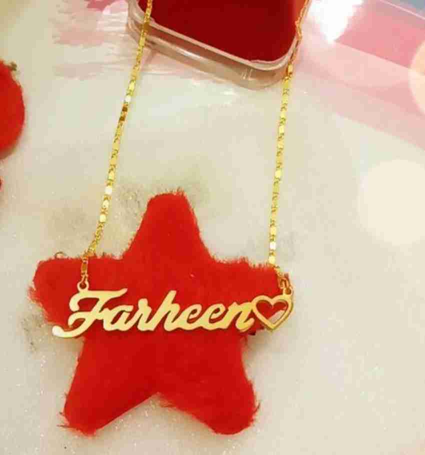 Farheen name store pendant