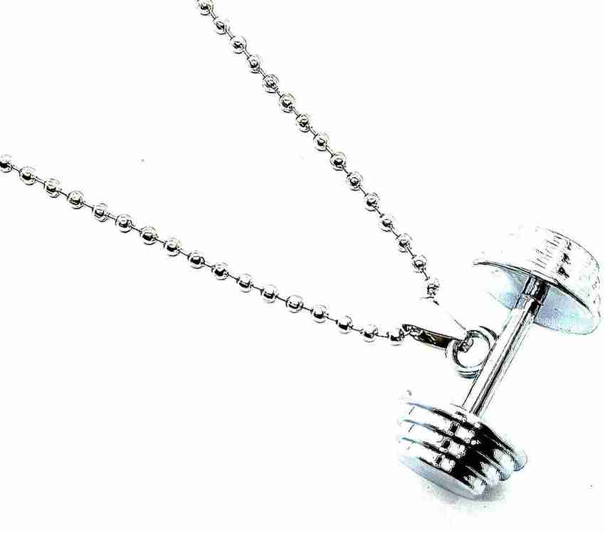 Dumbbell necklace flipkart outlet