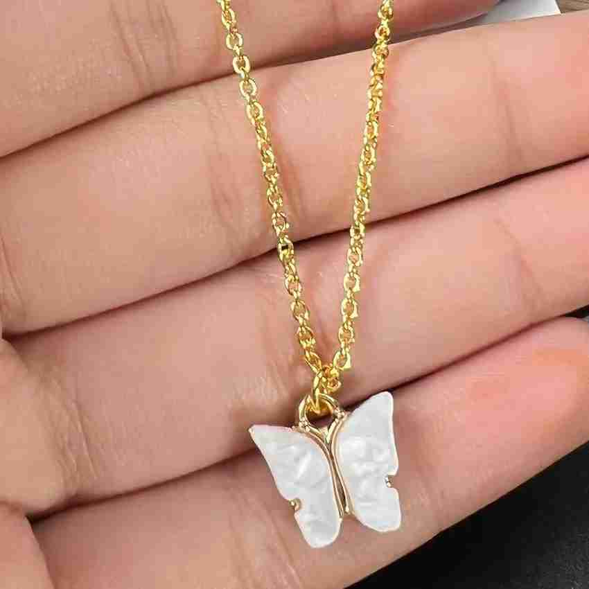 Mariposa shop butterfly necklace