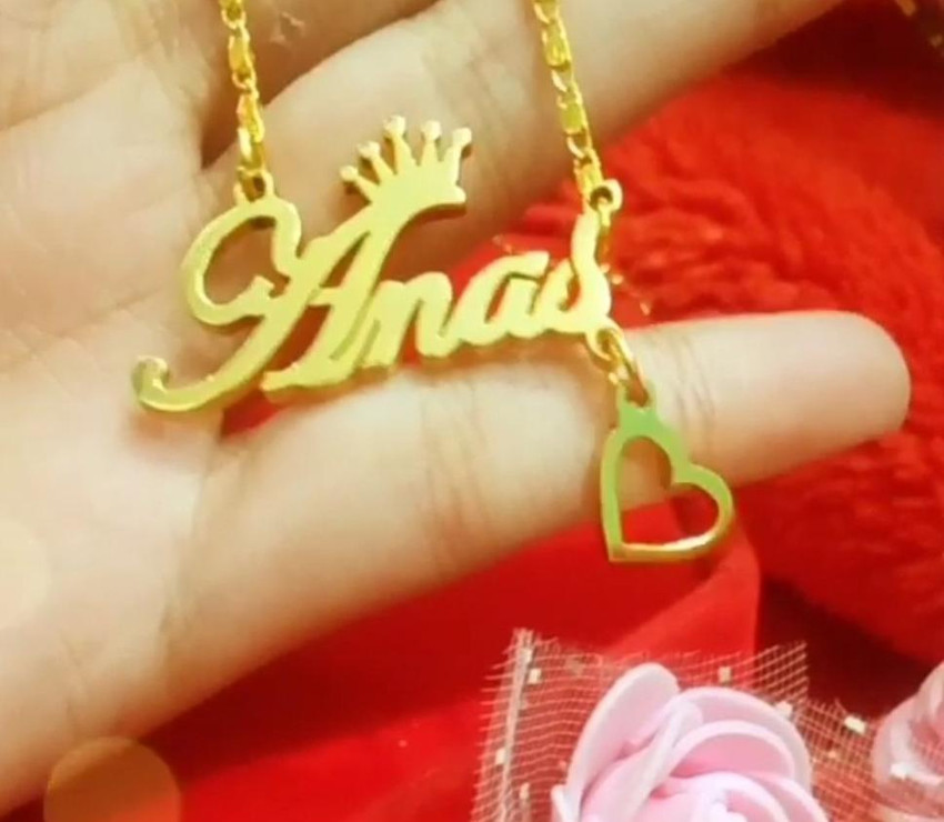 Anjum name locket deals