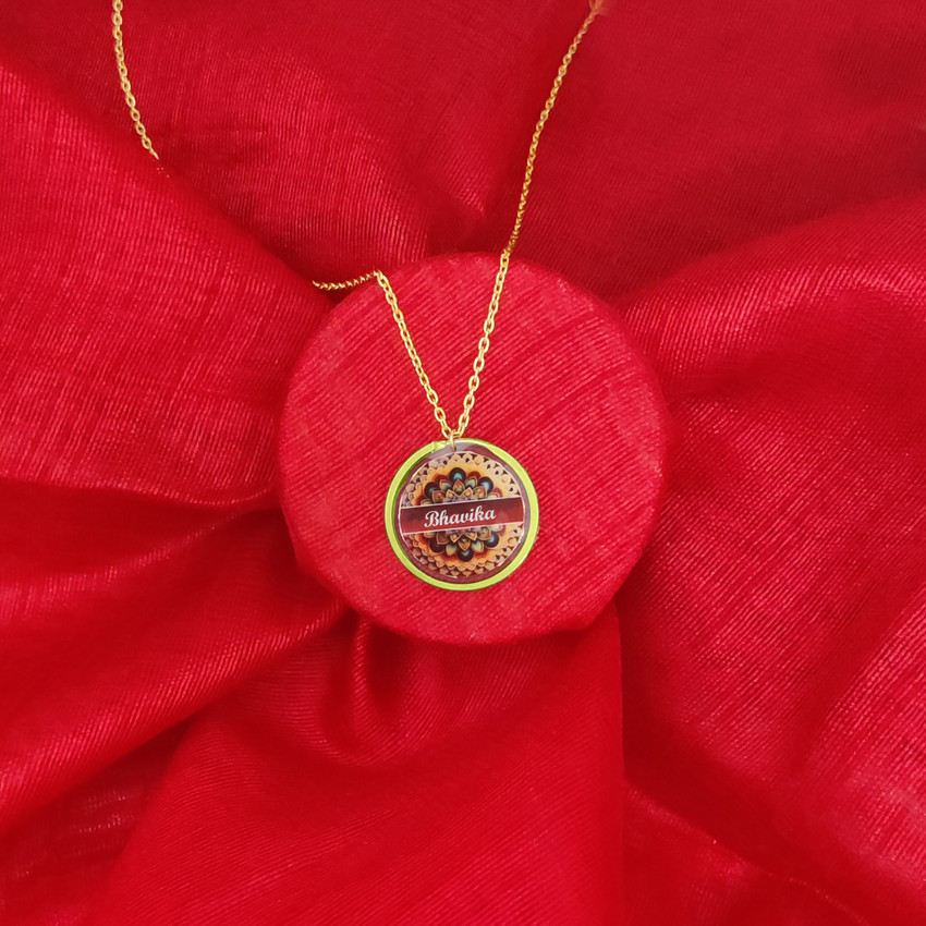 BRANDLINE Bhavika name pendant with chain Resin Price in India