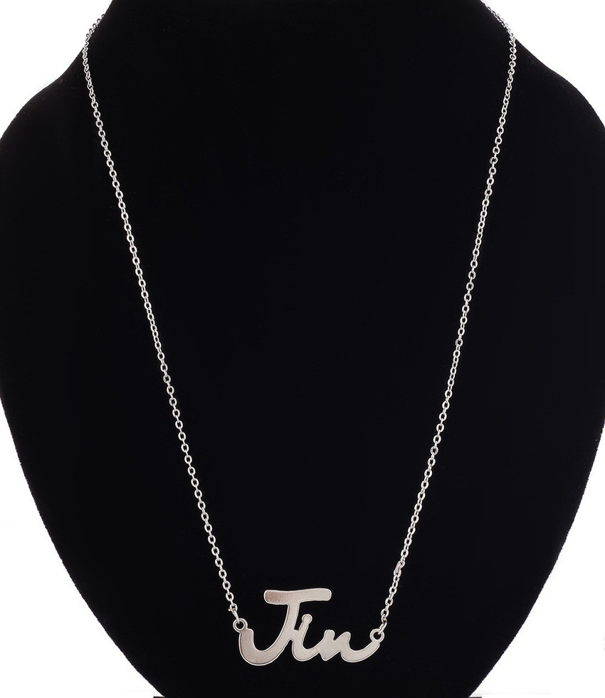 VAMA BTS Army Pendant Name Lcoket Bangtan Boys Merch Chain For GIrls and Boys JIN Stainless Steel Pendant Set Price in India Buy VAMA BTS Army Pendant Name Lcoket Bangtan Boys