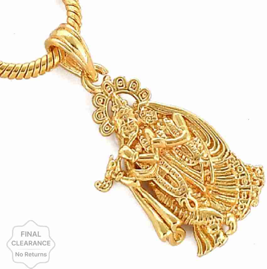 Radha krishna gold 2025 pendant with price