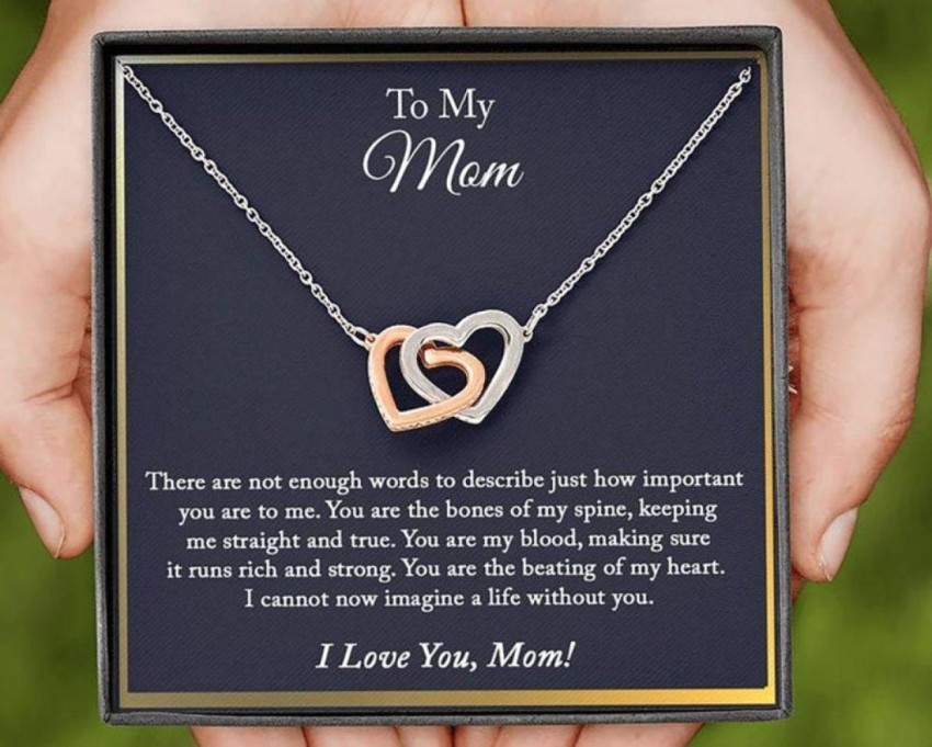 Sterling Silver 1/4ctw Diamond Engraved Mom in Heart Pendant w\chain(I-J,  I3) - 15GDXA