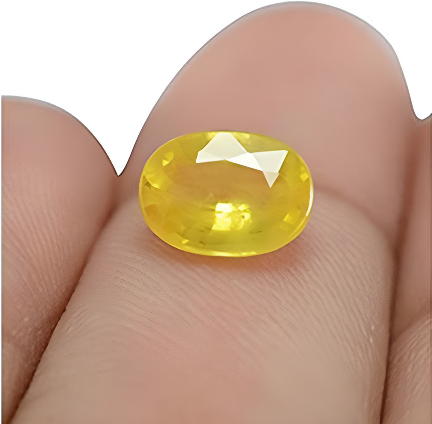 ARSUVI Pukhraj 3.25 Ratti 2.92 Carat Lab Certified Original AA Yellow Genuine Gemstone Sapphire Stone Price in India Buy ARSUVI Pukhraj 3.25 Ratti 2.92 Carat Lab Certified Original AA Yellow Genuine