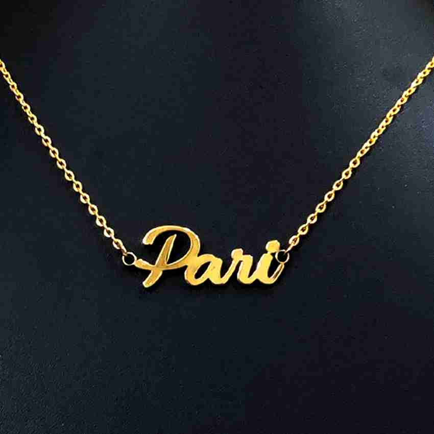 BRANDLINE Pari Name Pendant with Chain Brass Price in India Buy BRANDLINE Pari Name Pendant with Chain Brass Online at Best Prices in India Flipkart