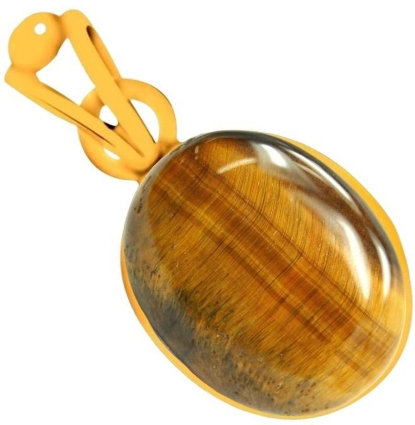 Gold tiger eye on sale pendant