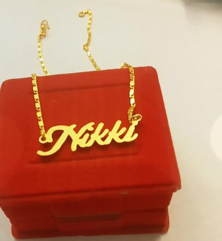 Nikki clearance name locket