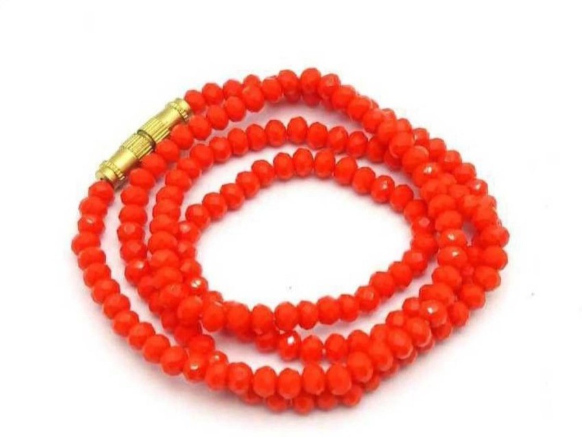 Siddka Red Colour Tyre Shaped Crystal Beads 4mm for Jewellery Making Approx  120 Beads Crystal Crystal Necklace Price in India - Buy Siddka Red Colour  Tyre Shaped Crystal Beads 4mm for Jewellery