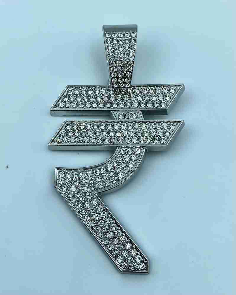 SAFISHA MC Stan Hindi Pendant Diamonds Plated (Pendant Only