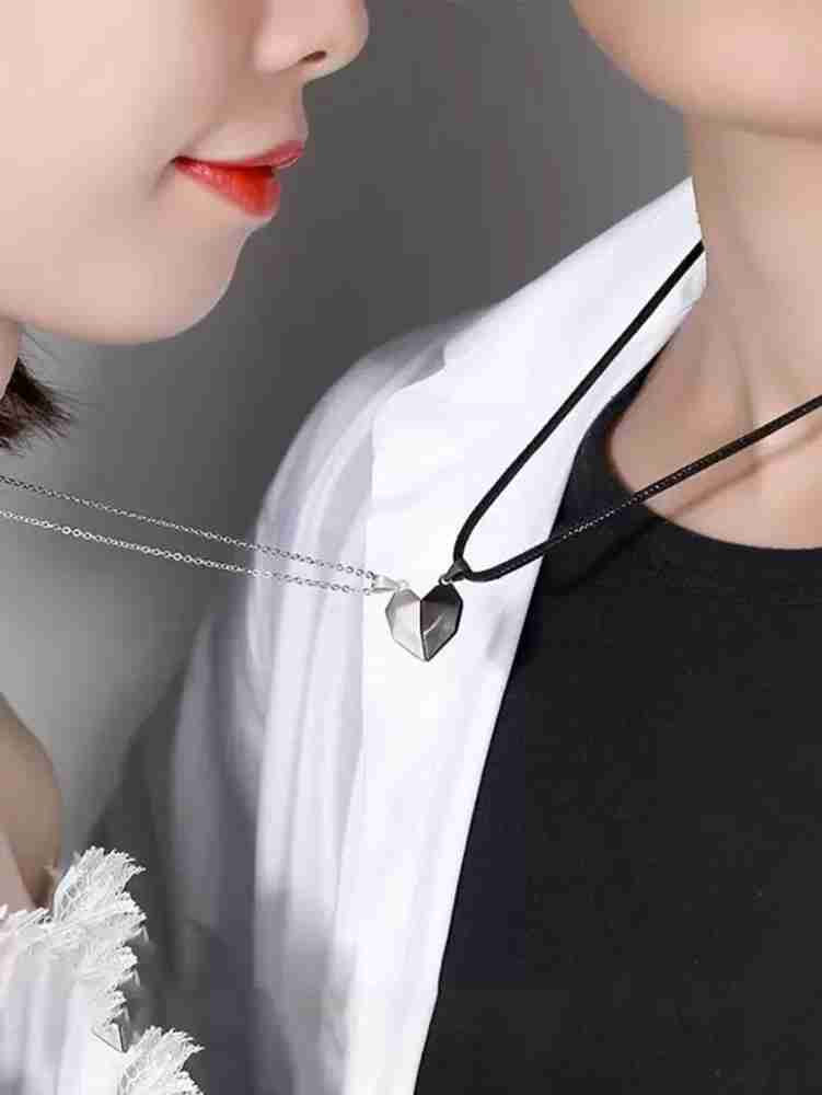 LITTLE WISH 2Pcs Heart Couples Magnetic Locket for Boys and girls Stainless Steel Locket Price in India Buy LITTLE WISH 2Pcs Heart Couples Magnetic Locket for Boys and girls Stainless Steel