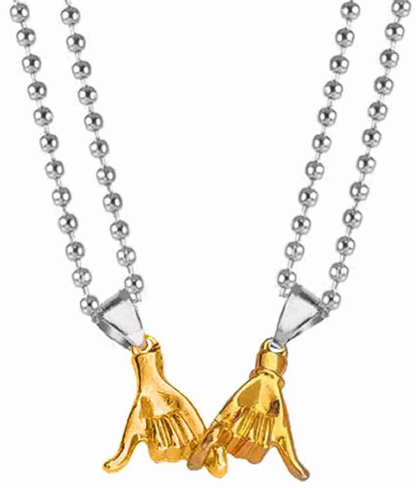 Gold hand locket discount