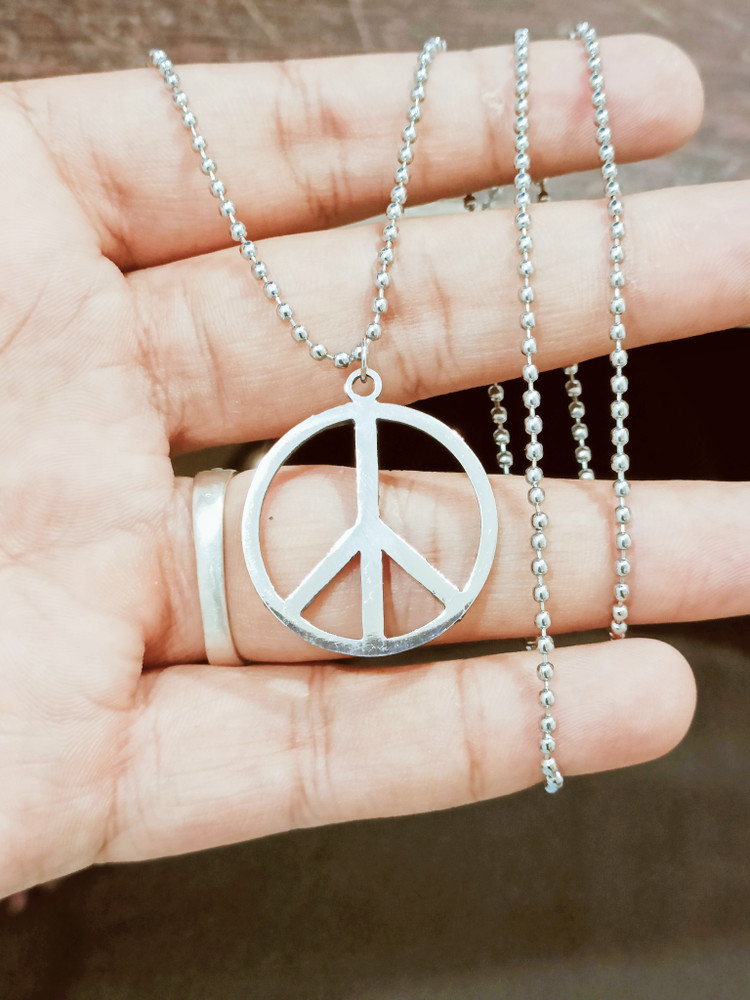 Peace locket outlet chain