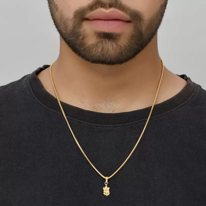 Ganesh ji clearance gold pendant price