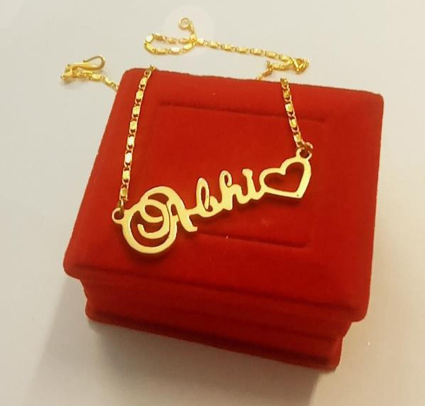 Abhi hotsell name locket