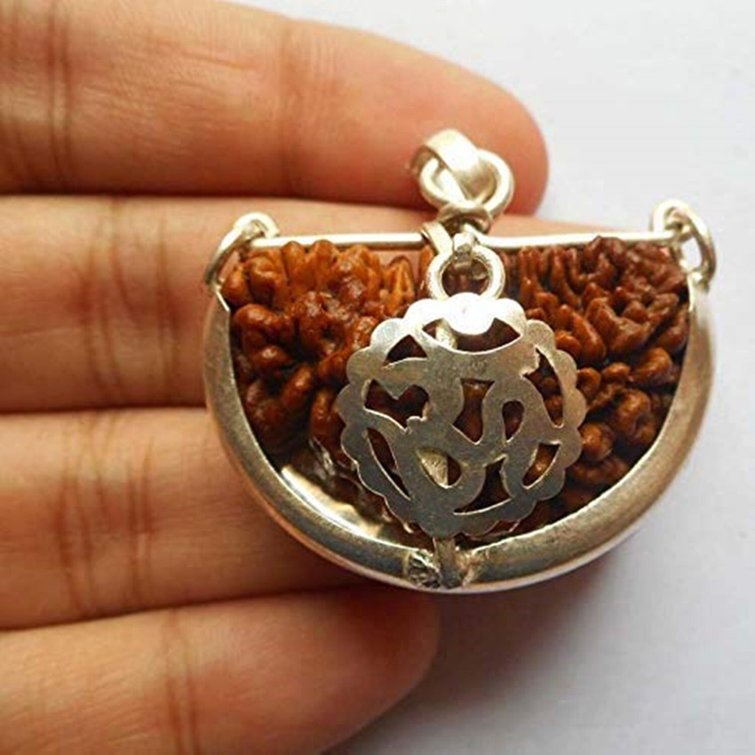 Ek mukhi rudraksha silver pendant shop