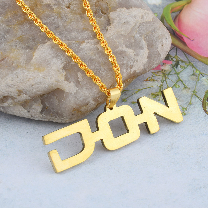 memoir Brass Goldplated DON pendant Men Fashion Boys Gold plated Brass Pendant Price in India Buy memoir Brass Goldplated DON pendant Men Fashion Boys Gold plated Brass Pendant Online at Best Prices i...