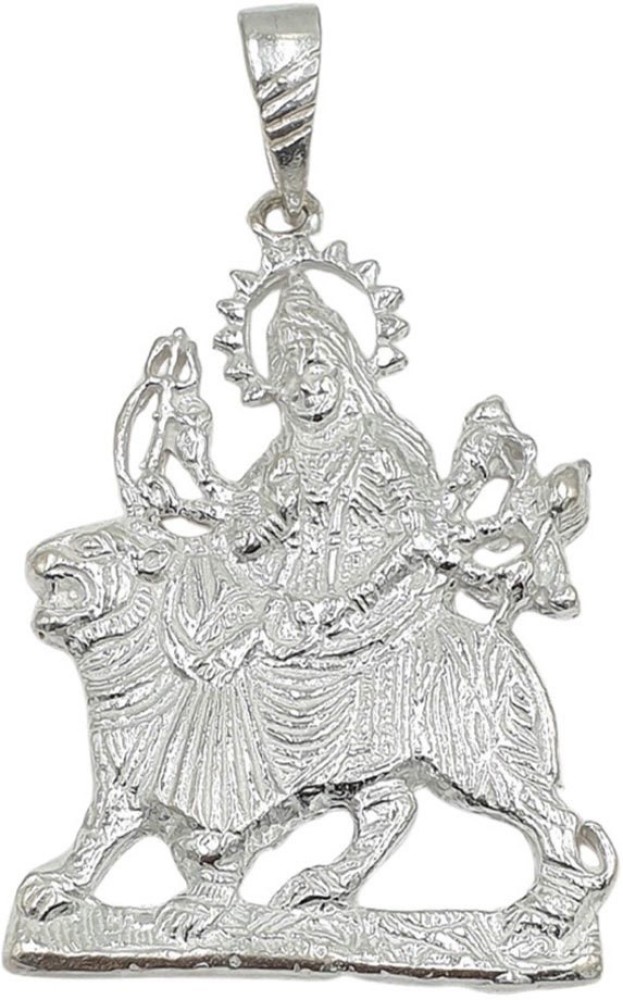 Maa durga silver on sale locket