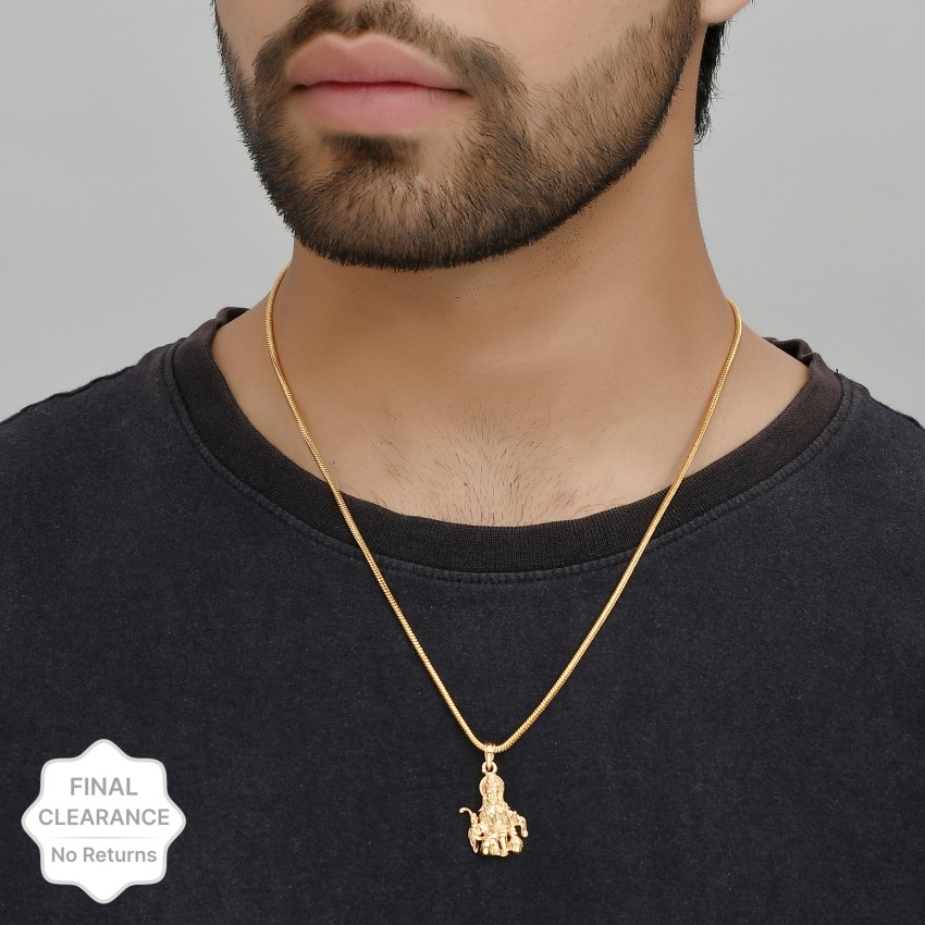 Gold chain with deals god pendant