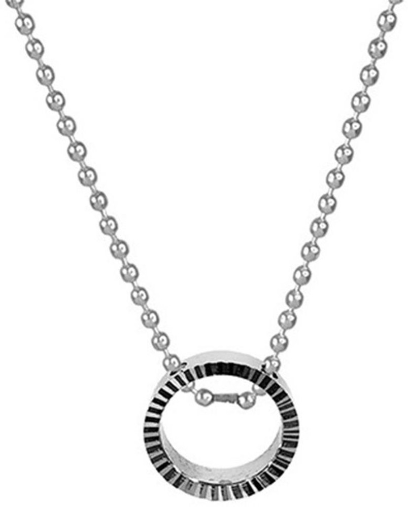 Silver circle locket online