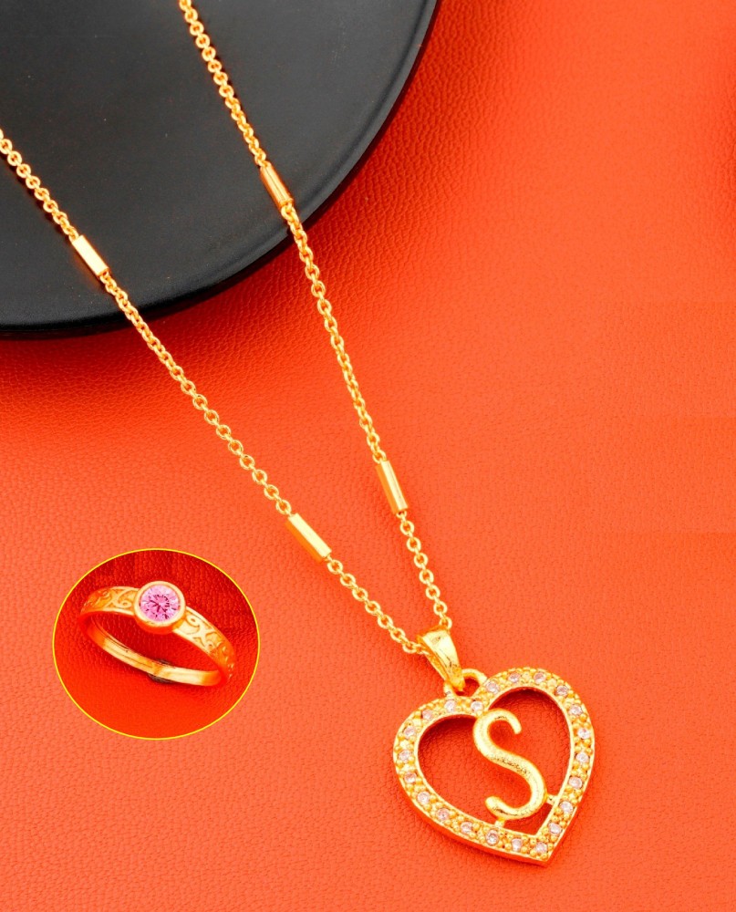 S name shop chain locket