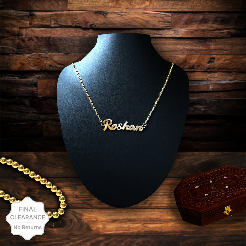 Name pendant chain hot sale flipkart