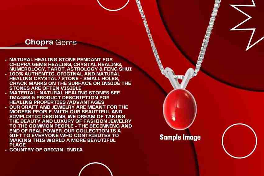 Red coral new arrivals stone pendant